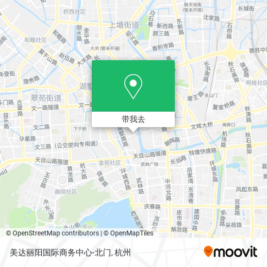美达丽阳国际商务中心-北门地图