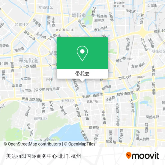 美达丽阳国际商务中心-北门地图