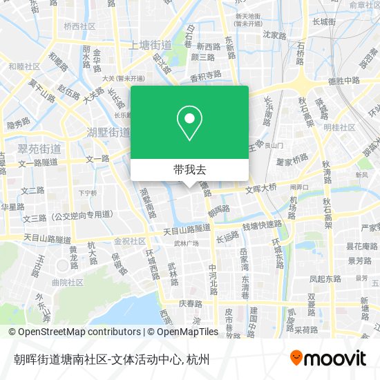 朝晖街道塘南社区-文体活动中心地图