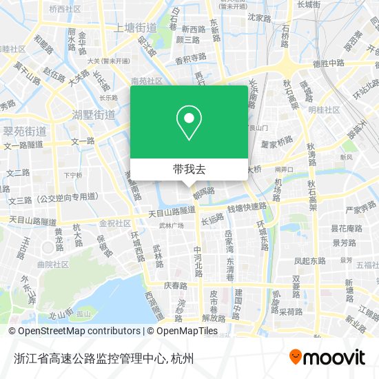 浙江省高速公路监控管理中心地图