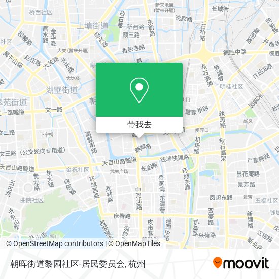 朝晖街道黎园社区-居民委员会地图