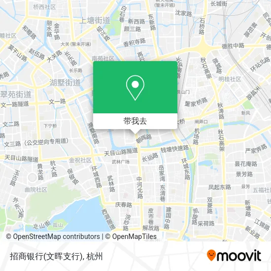招商银行(文晖支行)地图