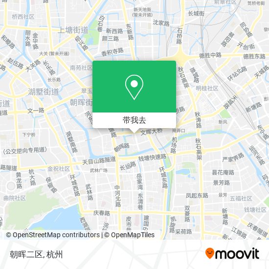 朝晖二区地图