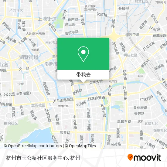 杭州市玉公桥社区服务中心地图