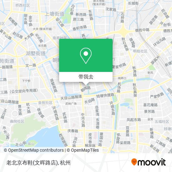 老北京布鞋(文晖路店)地图