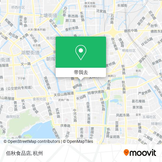佰秋食品店地图