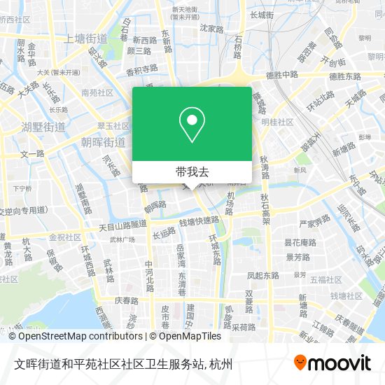 文晖街道和平苑社区社区卫生服务站地图
