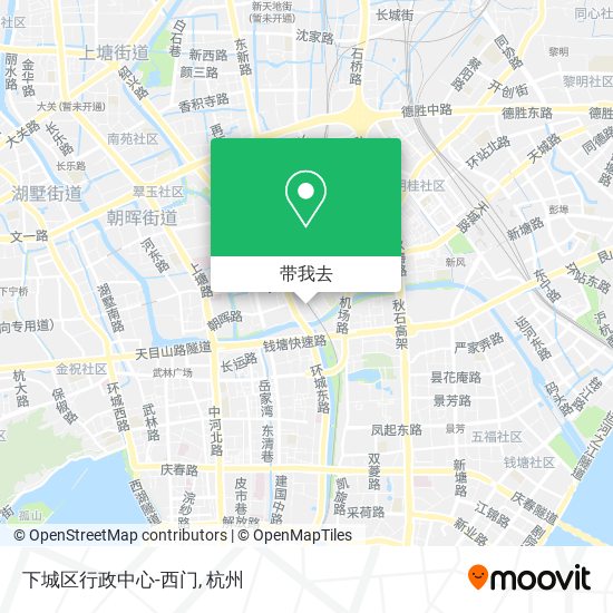 下城区行政中心-西门地图