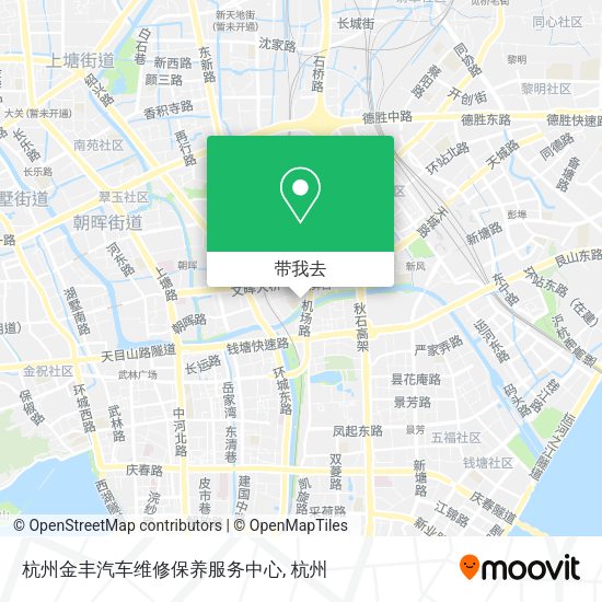 杭州金丰汽车维修保养服务中心地图