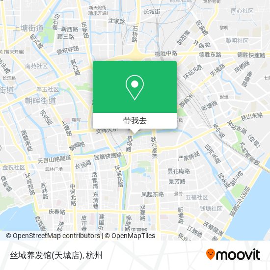 丝域养发馆(天城店)地图