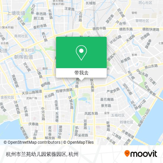 杭州市兰苑幼儿园紫薇园区地图