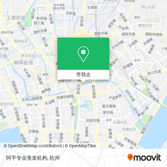 阿平专业美发机构地图