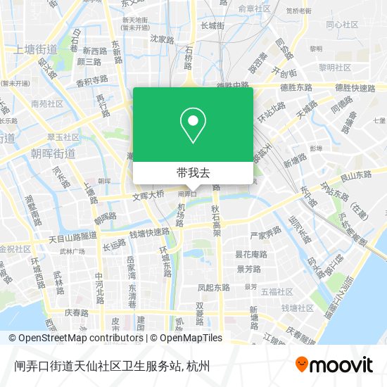 闸弄口街道天仙社区卫生服务站地图