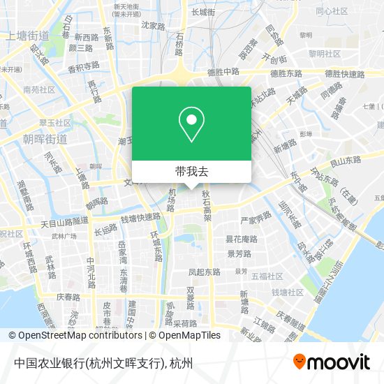 中国农业银行(杭州文晖支行)地图