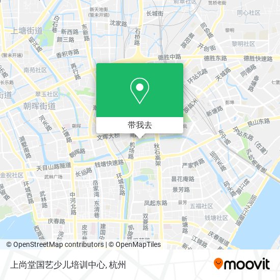 上尚堂国艺少儿培训中心地图