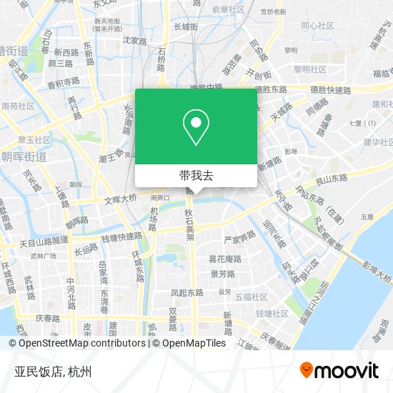 亚民饭店地图
