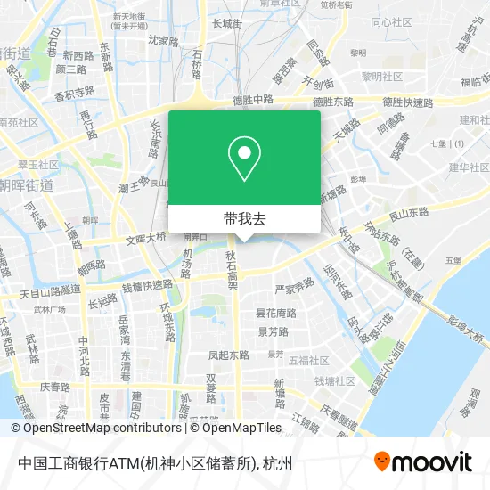 中国工商银行ATM(机神小区储蓄所)地图
