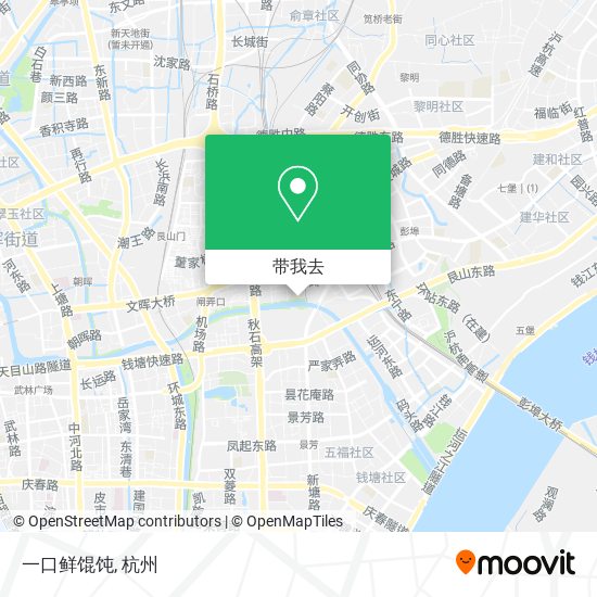 一口鲜馄饨地图