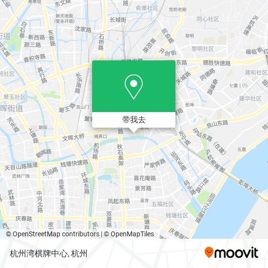 杭州湾棋牌中心地图