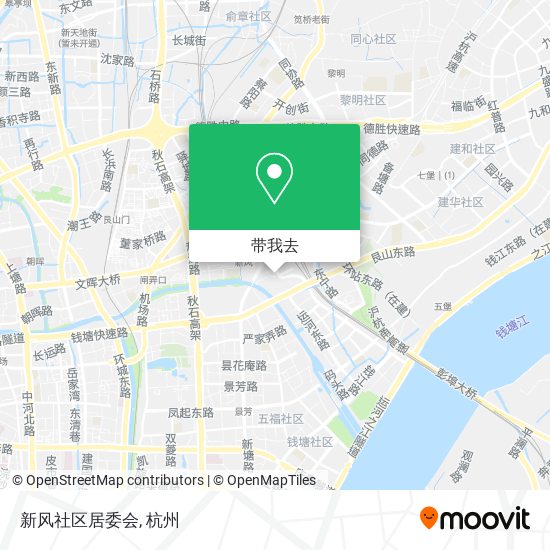 新风社区居委会地图