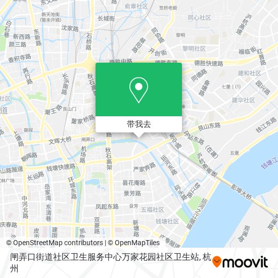 闸弄口街道社区卫生服务中心万家花园社区卫生站地图