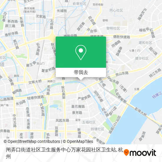 闸弄口街道社区卫生服务中心万家花园社区卫生站地图