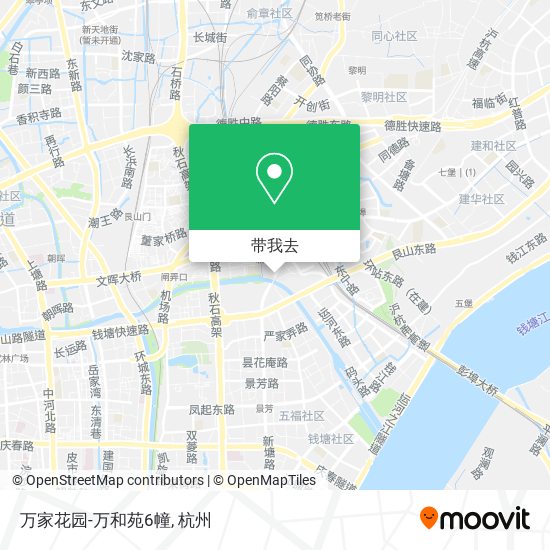 万家花园-万和苑6幢地图