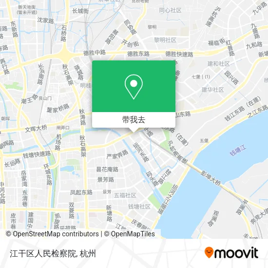 江干区人民检察院地图