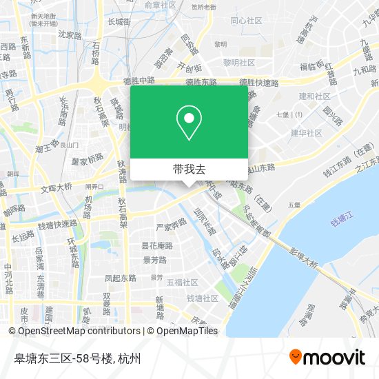 皋塘东三区-58号楼地图
