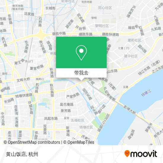 黄山饭店地图