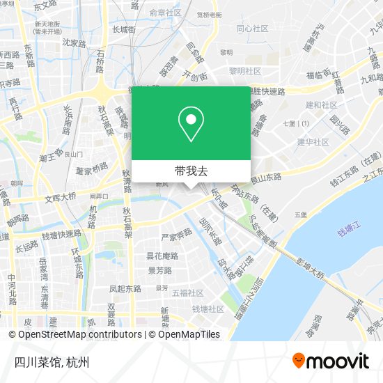 四川菜馆地图