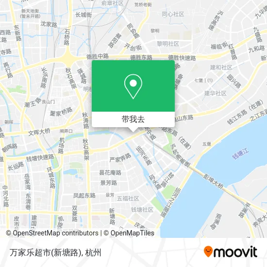 万家乐超市(新塘路)地图