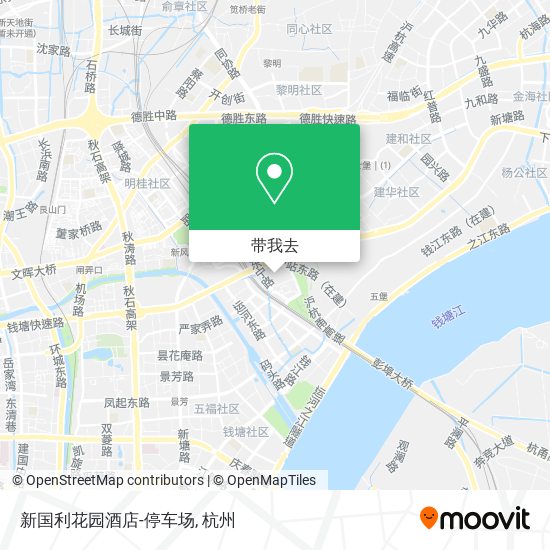新国利花园酒店-停车场地图
