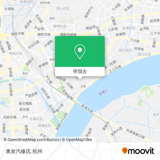奥发汽修店地图