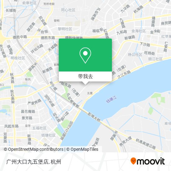 广州大口九五堡店地图