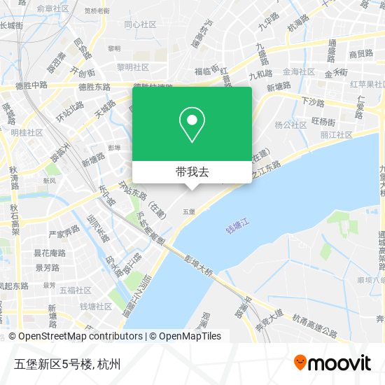 五堡新区5号楼地图