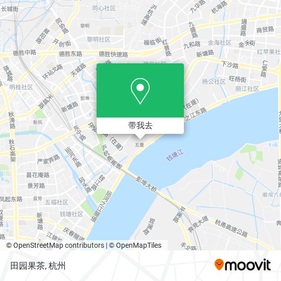 田园果茶地图