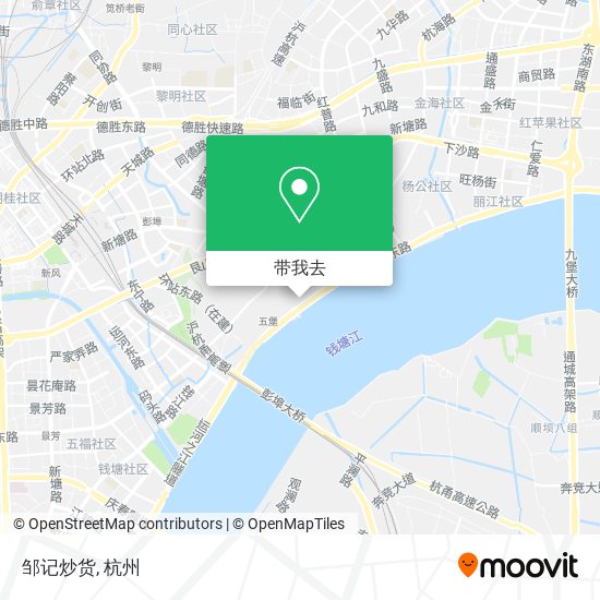 邹记炒货地图