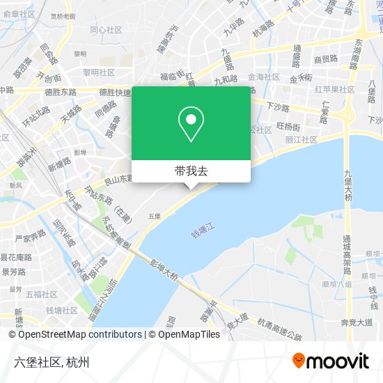 六堡社区地图