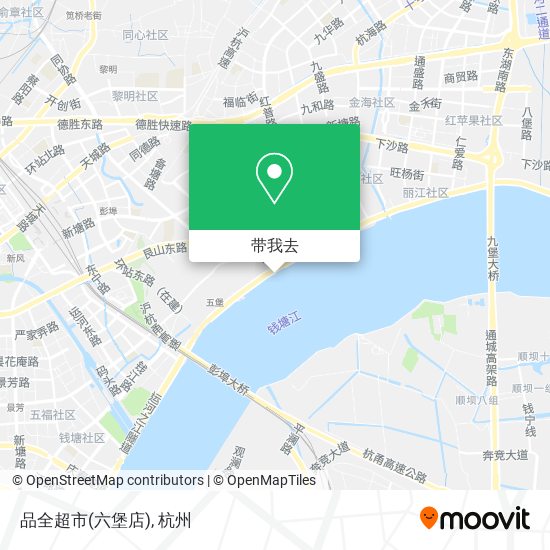 品全超市(六堡店)地图