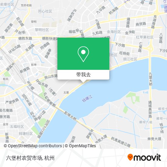 六堡村农贸市场地图