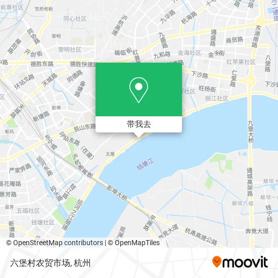 六堡村农贸市场地图