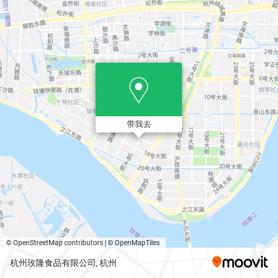 杭州玫隆食品有限公司地图