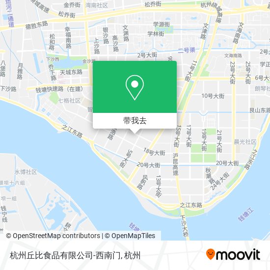 杭州丘比食品有限公司-西南门地图