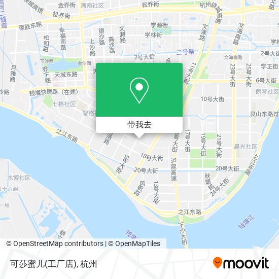 可莎蜜儿(工厂店)地图