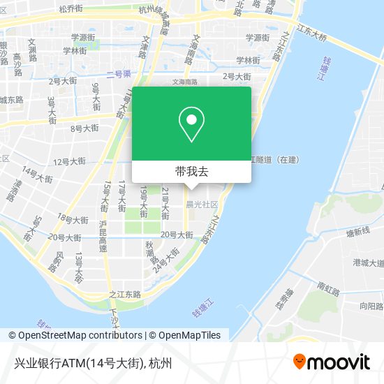 兴业银行ATM(14号大街)地图