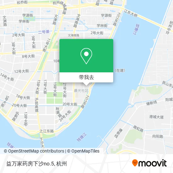 益万家药房下沙no.5地图