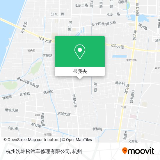 杭州沈炜松汽车修理有限公司地图