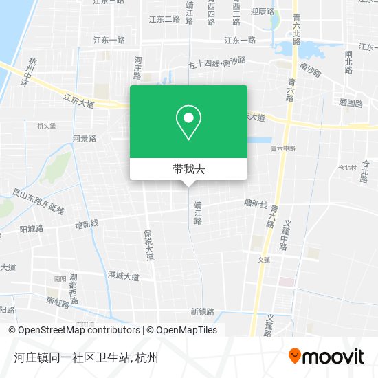 河庄镇同一社区卫生站地图