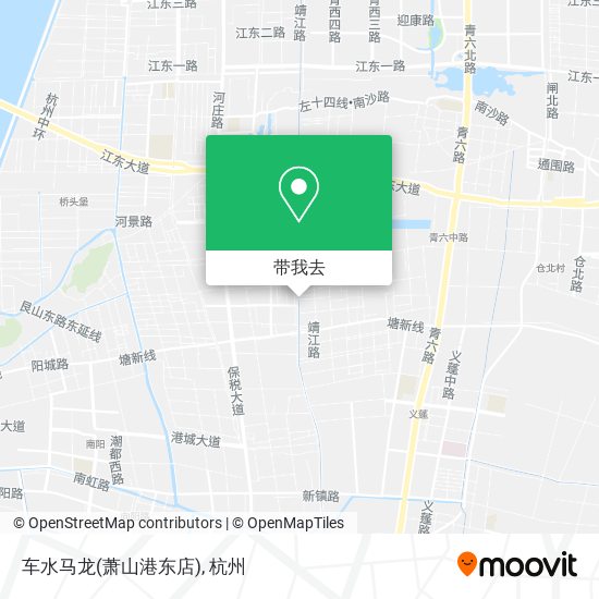 车水马龙(萧山港东店)地图